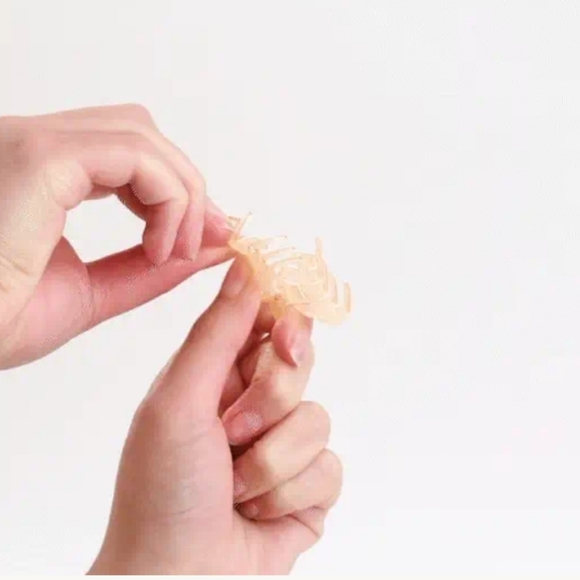 Teleties Open Atlantis Tiny Hair Clip| TURQUOISE| Healthy Hair•Small Clip- NEW - Picture 5 of 5